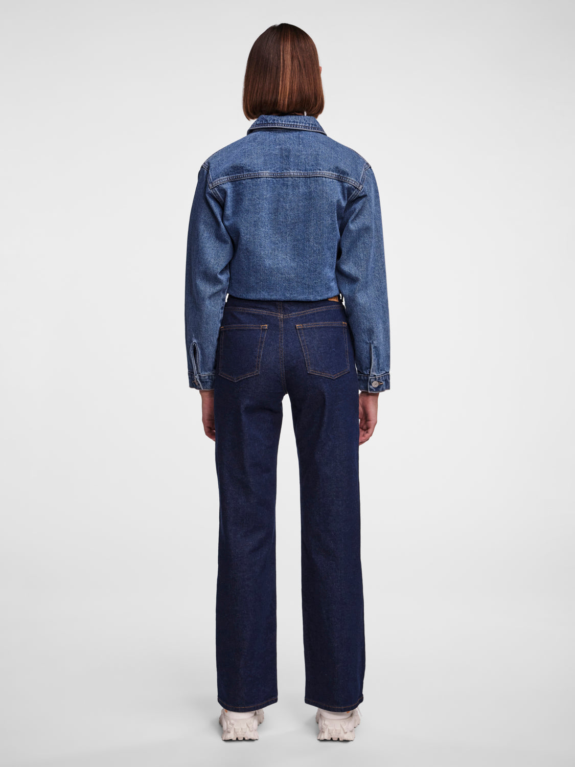 PCHOLLY Jeans - Dark Blue Denim
